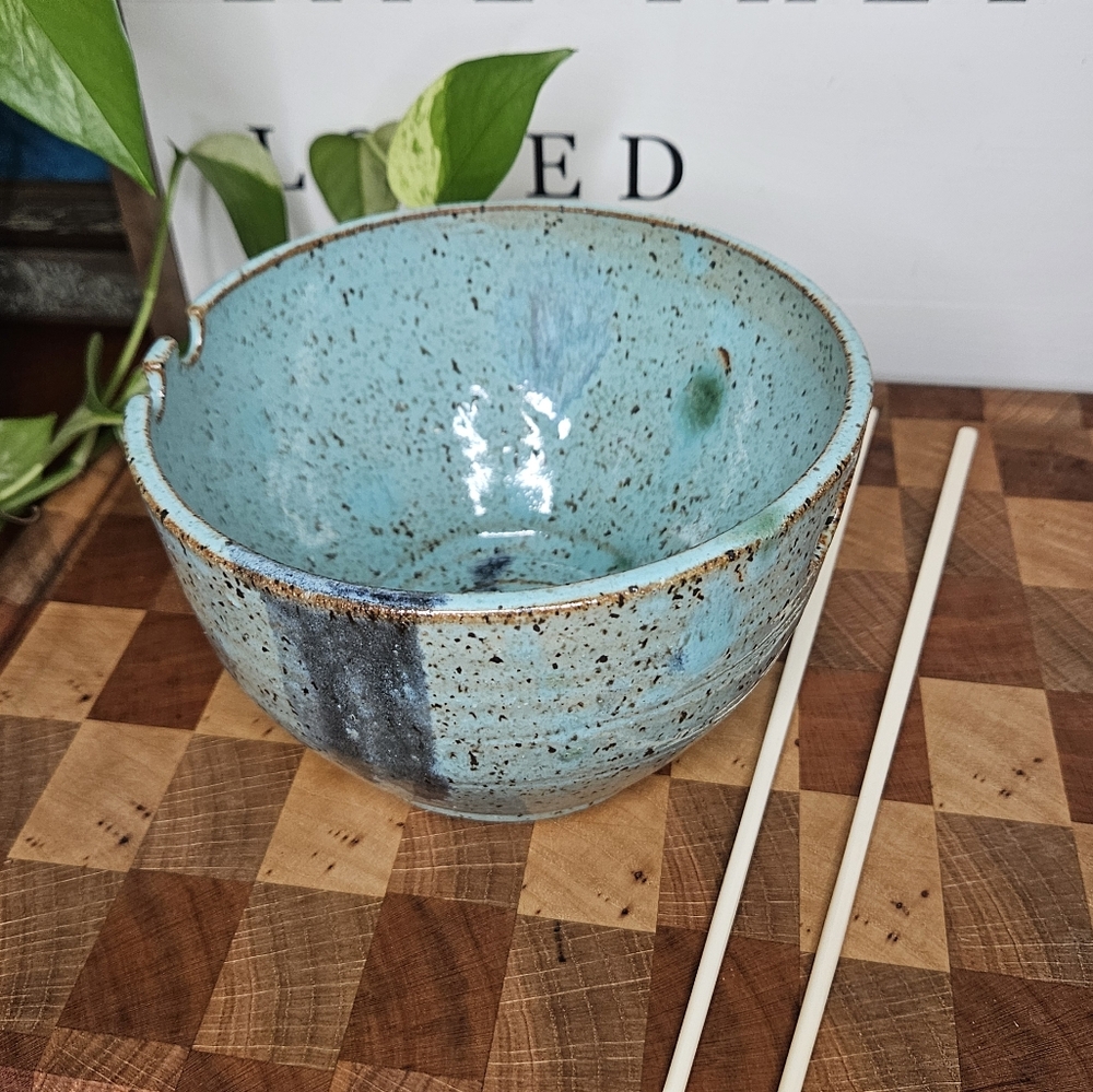 Noodle Bowl Stoneware Clay - Earth Tone - Picture 11 of 11